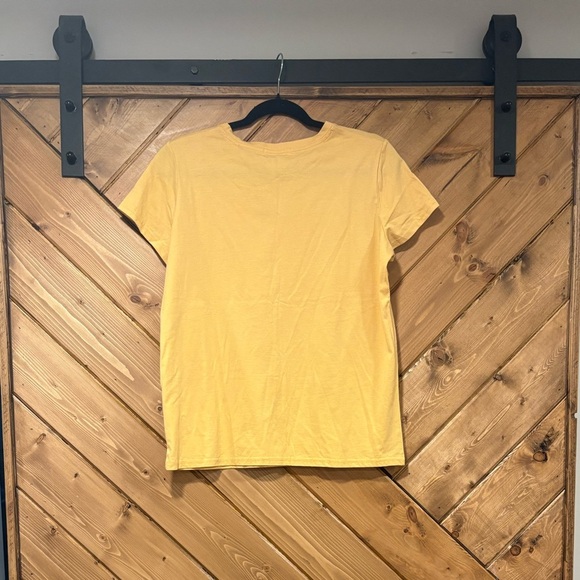 NWT Ally Fashion Butter Yellow Short Sleeve Tee “It is what it is” - Picture 3 of 4
